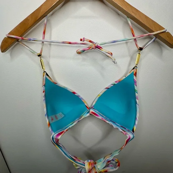 Colorful Striped Bikini Set - Picture 3 of 9